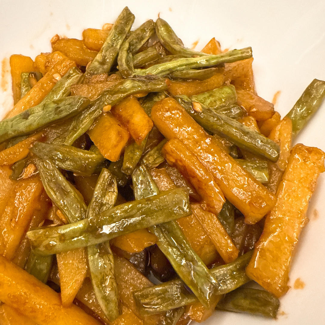 干煸豆角土豆