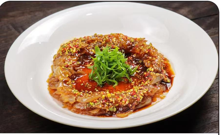 黄哈儿捞汁海蜇 标准操作流程的做法