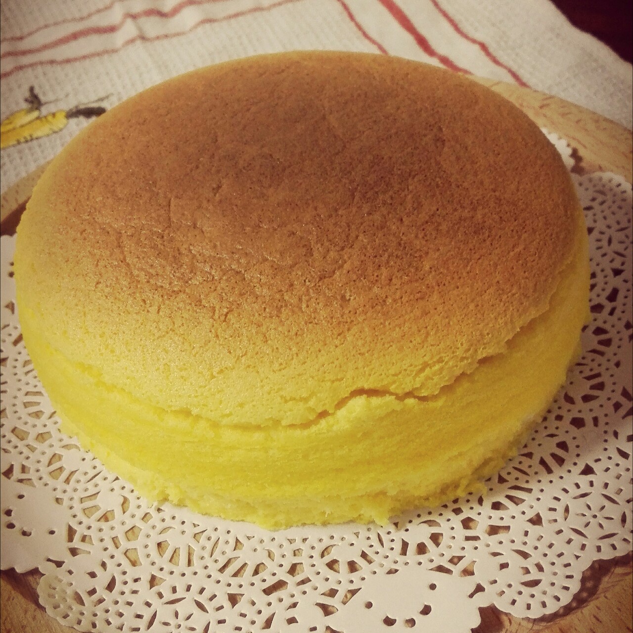 轻乳酪芝士蛋糕6寸#皮黑森林#