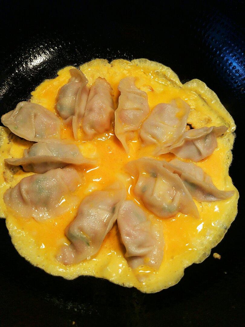 懒人快手抱蛋煎饺