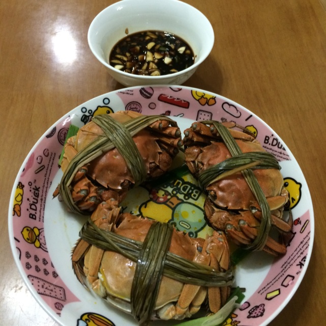 清蒸大闸蟹