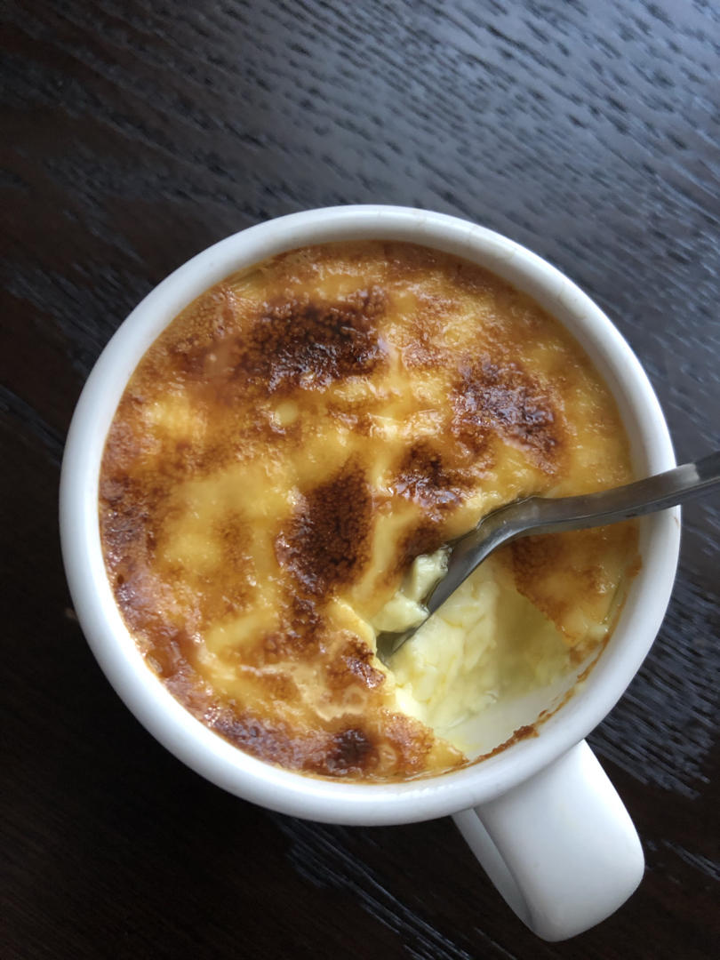 shine00做的crèmebrulée法式烤布雷焦糖布丁