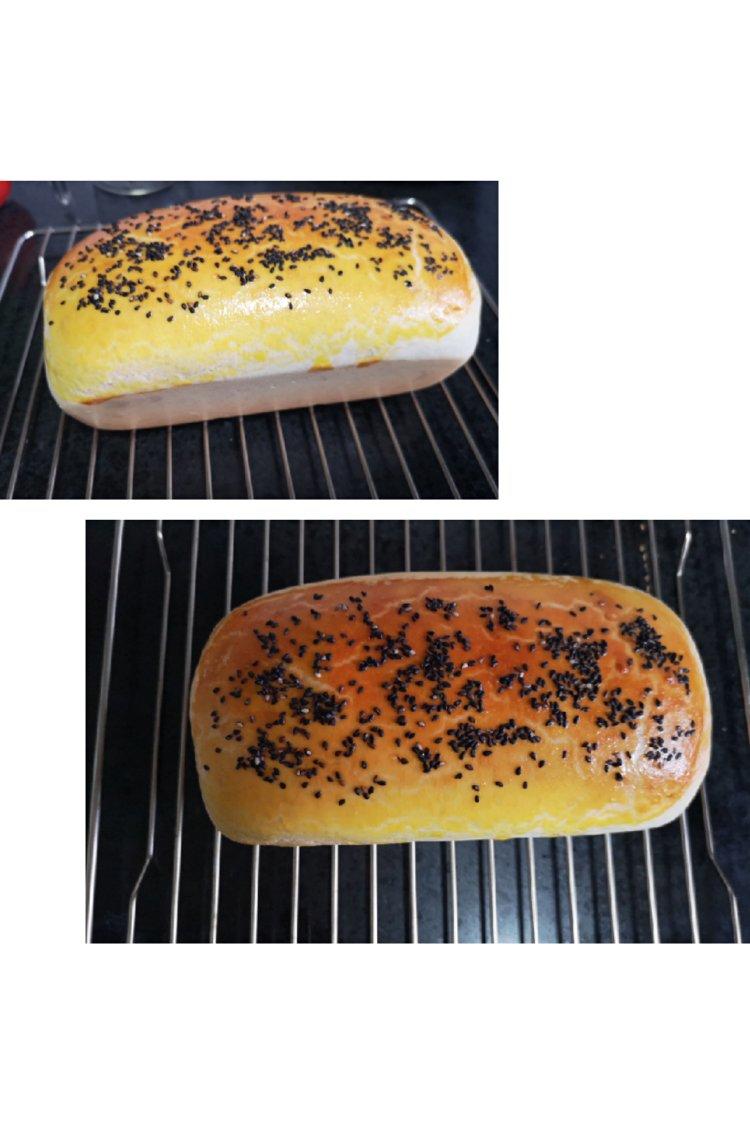 南京大鱼做的一次发酵的金枕头蛋白吐司(植物油版无黄油)(内附出膜