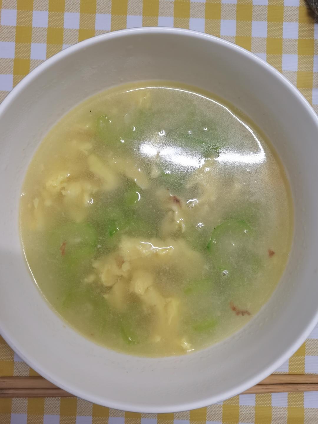 丝瓜鸡蛋汤