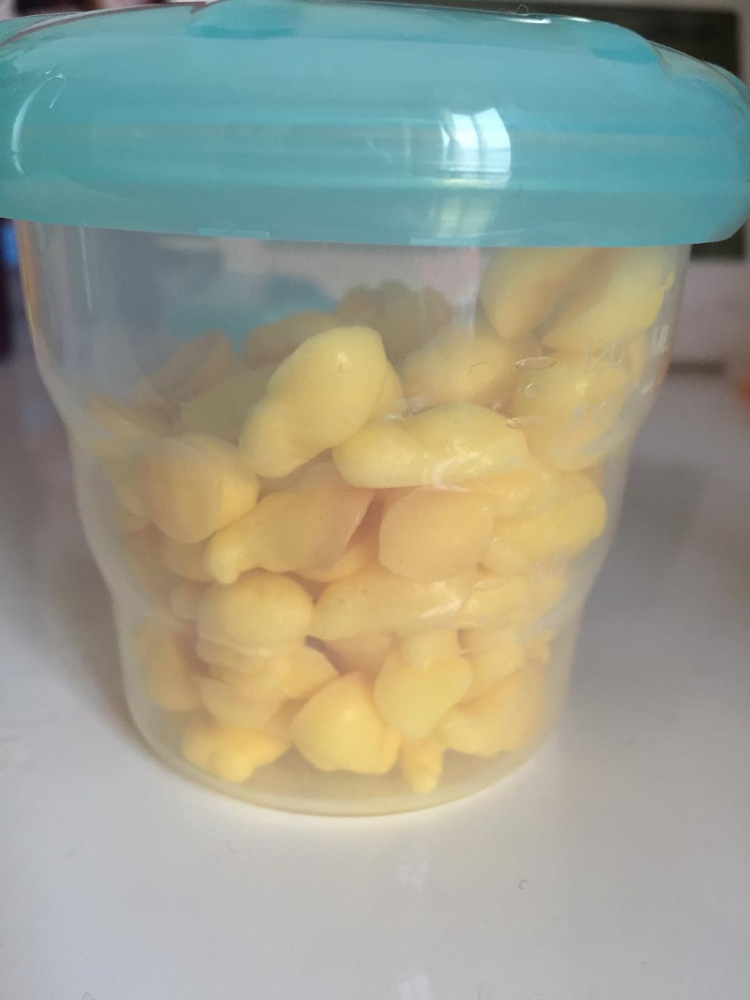 纯蛋黄溶豆的做法