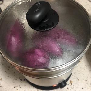 紫薯牛奶馒头的做法 步骤2