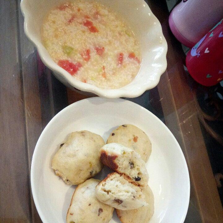 番茄丝瓜干贝粥 宝宝辅食食谱