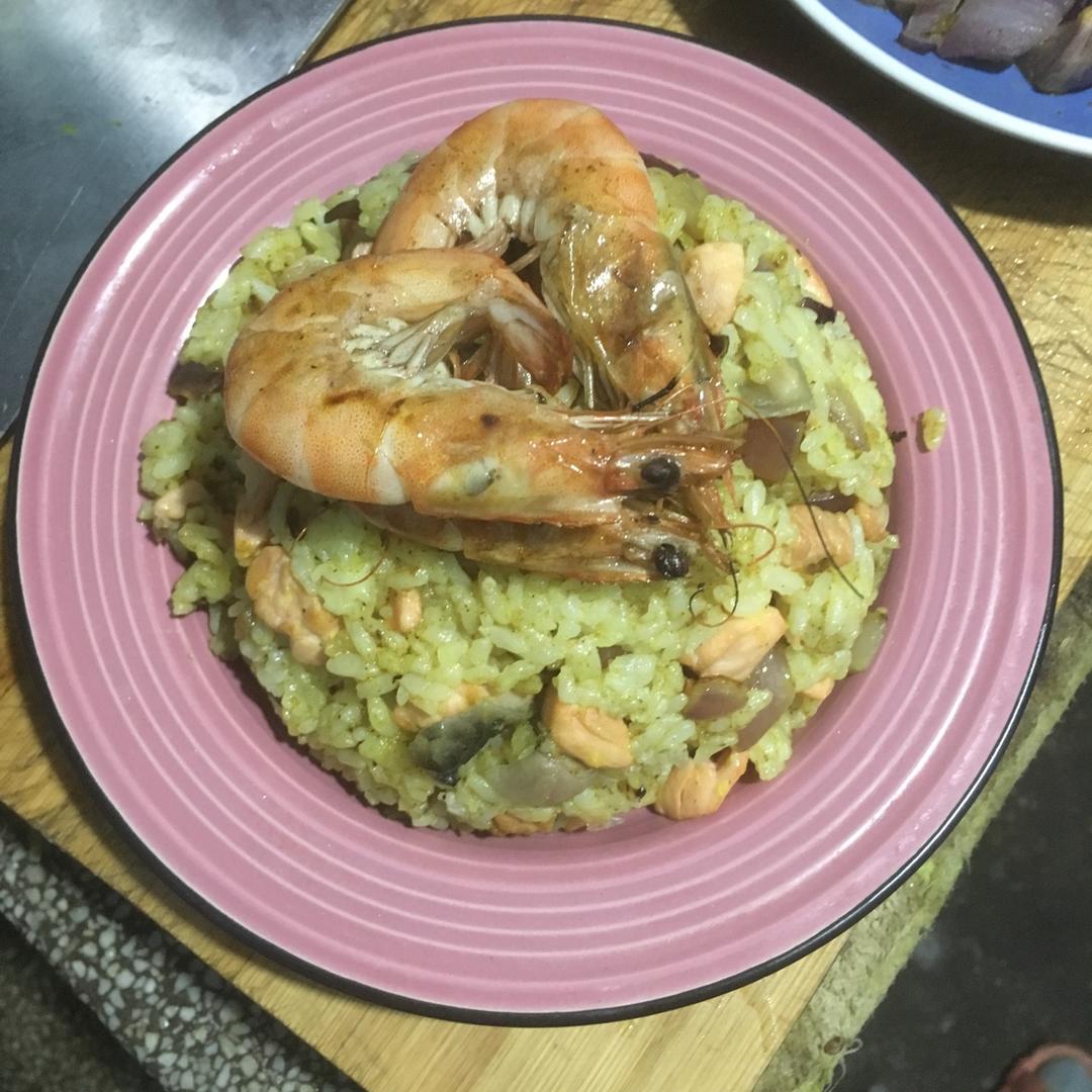 挪威三文鱼炒饭