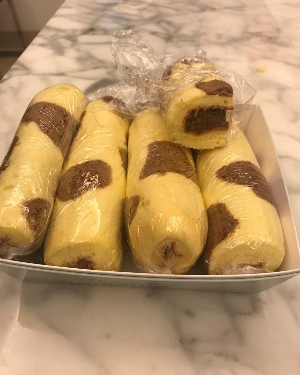 手机用户1666_r54l做的绵软细腻迷你香蕉蛋糕卷