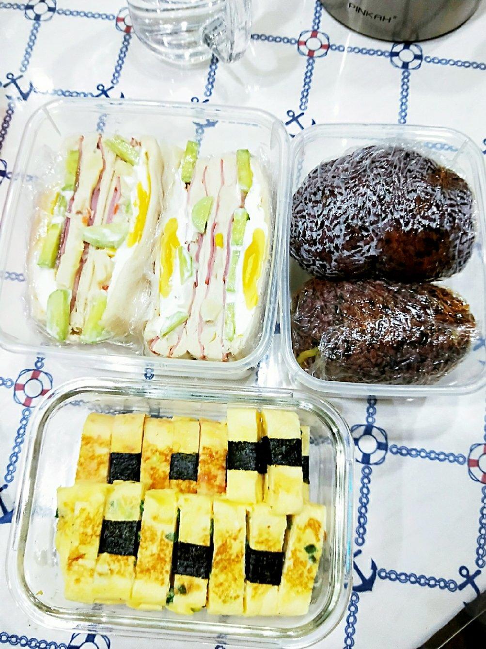 火腿芝士蛋三文治