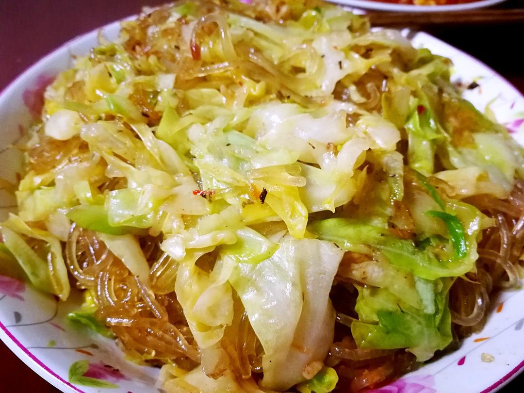 粉丝炒大头菜