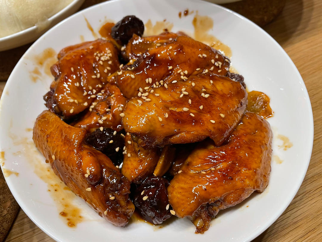 无水无糖无油的可乐话梅鸡翅