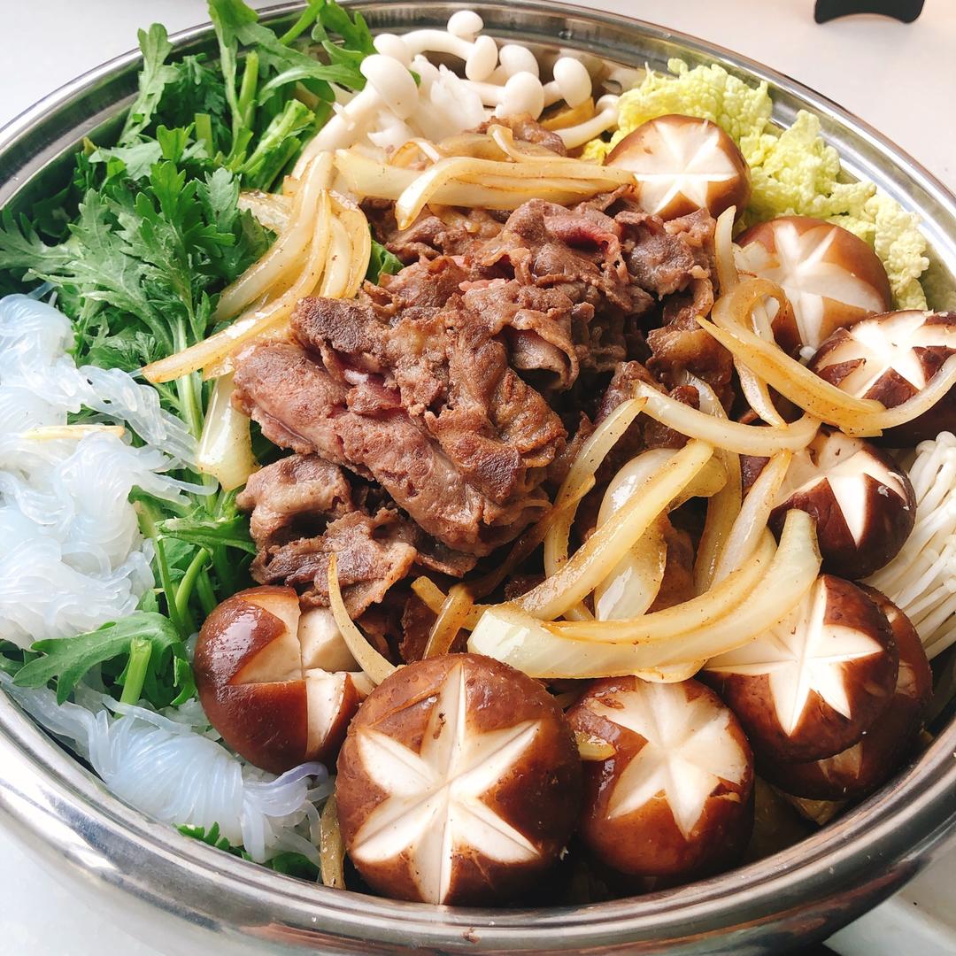 简洁版日式寿喜锅