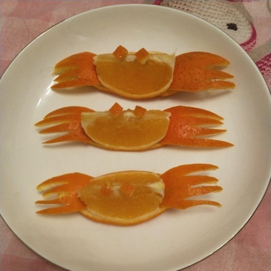 橙子螃蟹