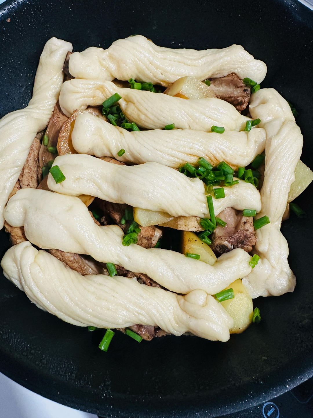 排骨豆角焖卷子
