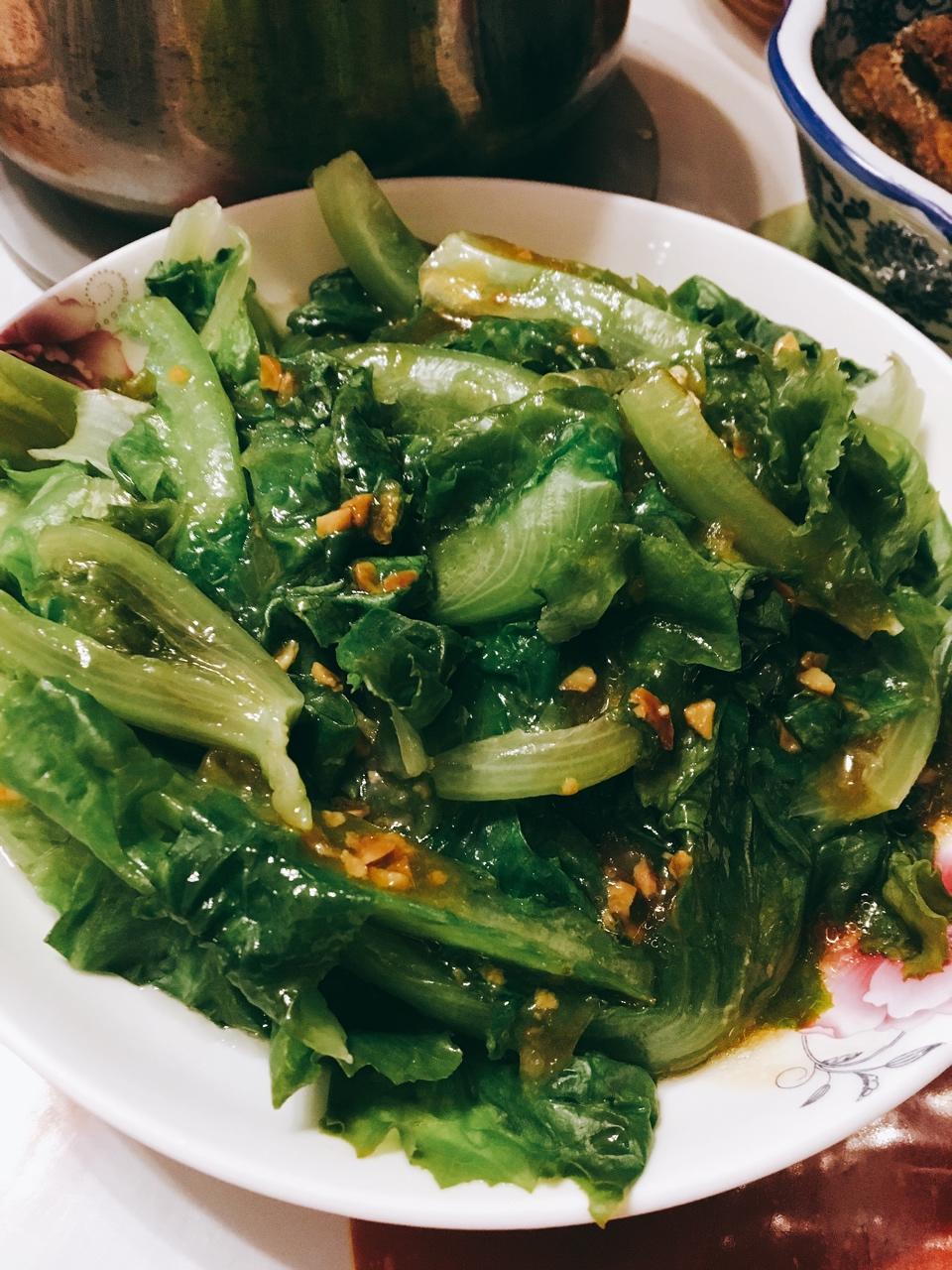 家常菜 蚝油生菜