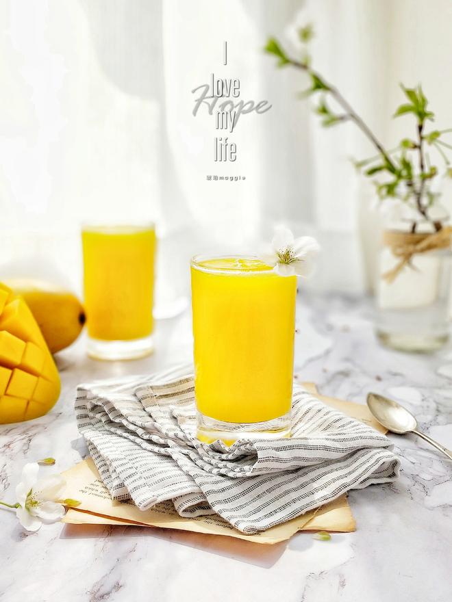 菠萝芒果汁的做法