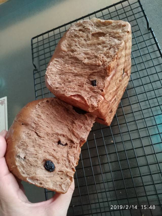 巧克力蔓越梅吐司