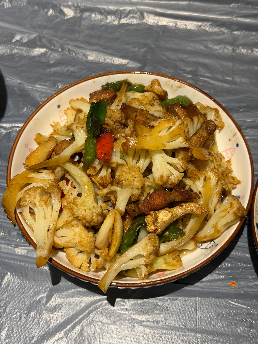 下饭菜：干锅花菜
