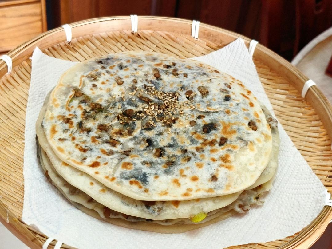 梅干菜软大饼