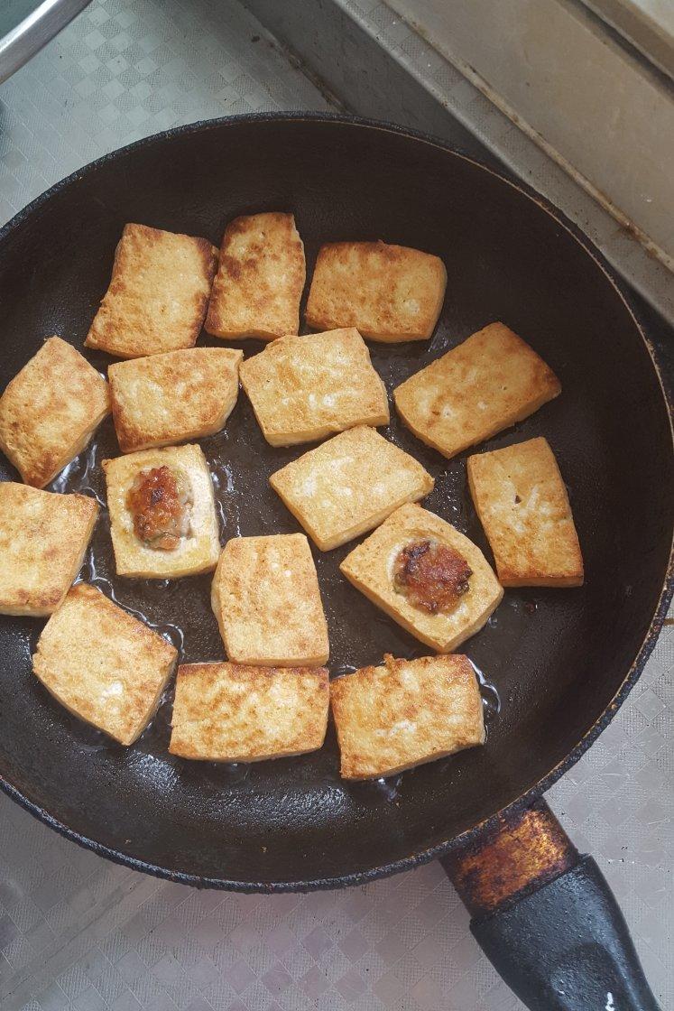 客家煎酿豆腐