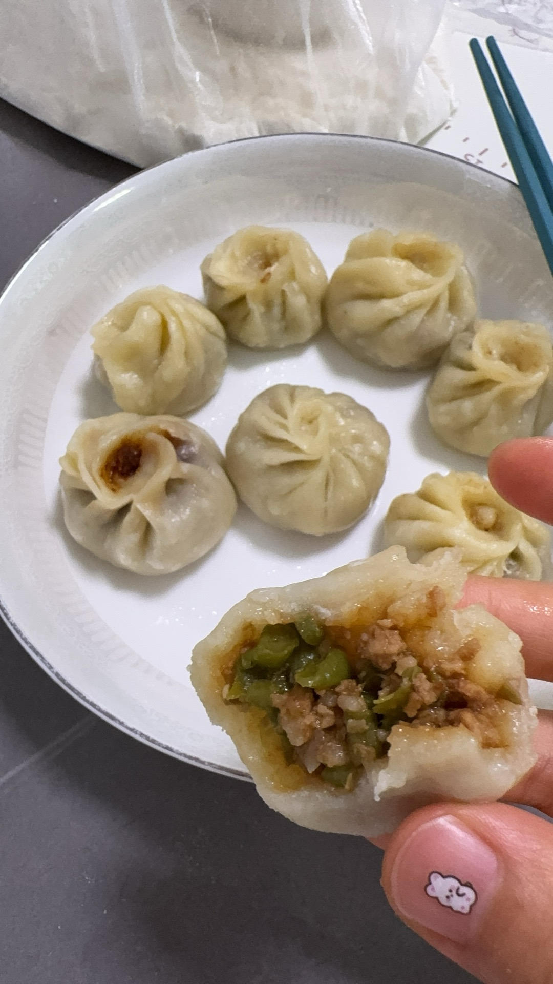 好吃又简单的豇豆酱肉包子馅儿