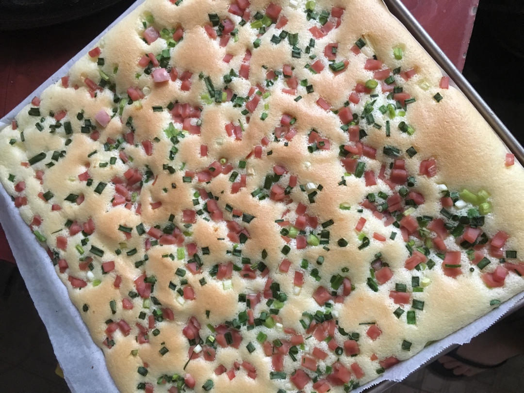 香葱肉松卷 蛋糕卷-无敌美味