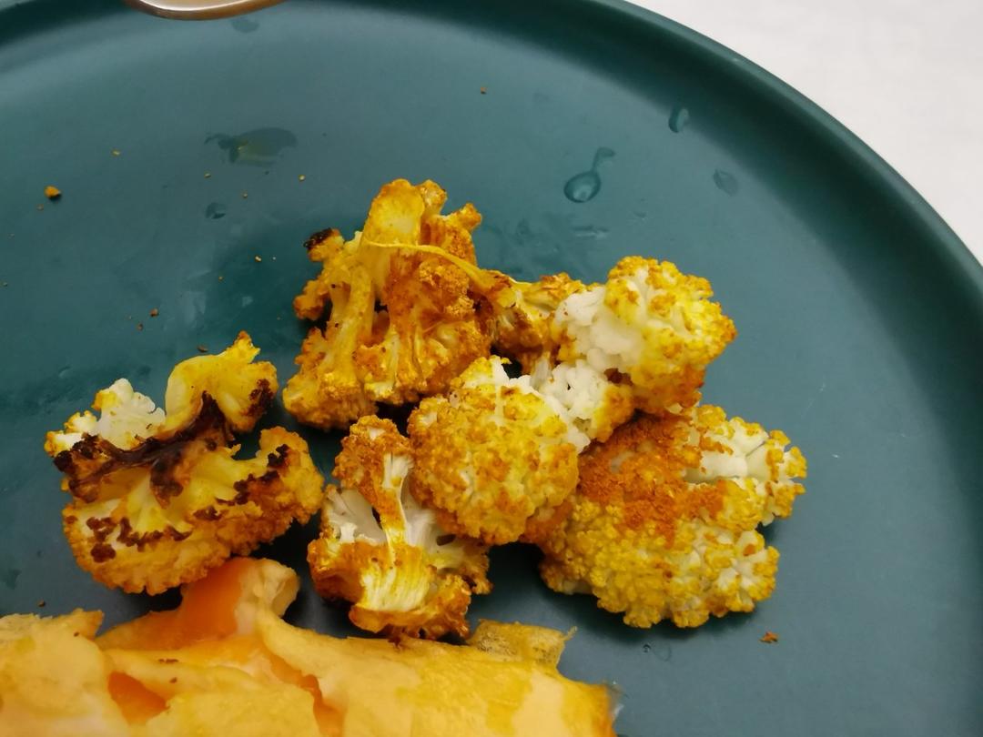 馋哭了！咖喱菜花这样烤，绝味！