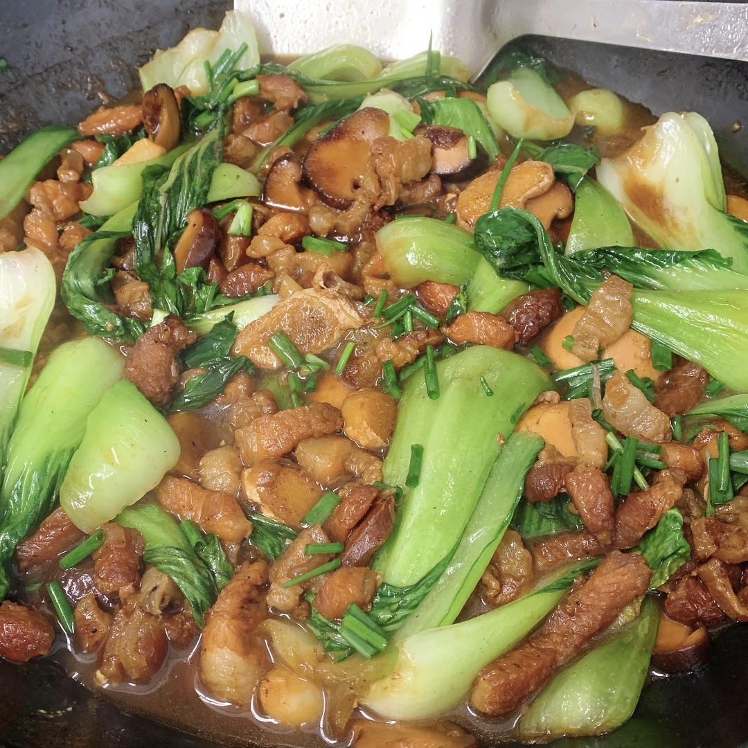 香菇卤肉饭造起来