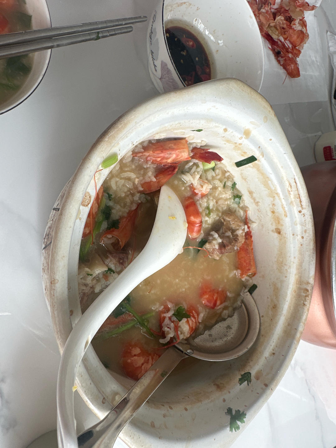 满分经典潮汕砂锅虾粥