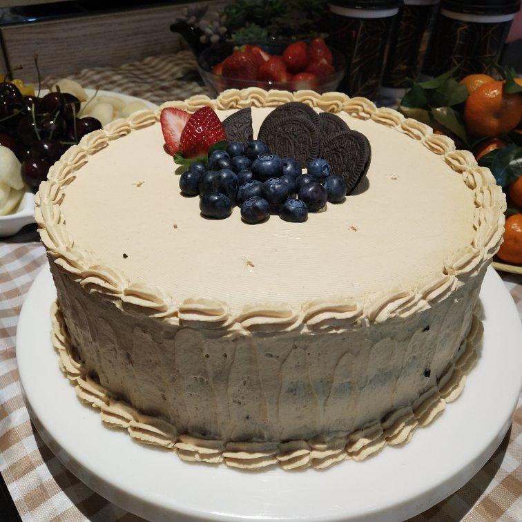 焦糖海盐生日蛋糕