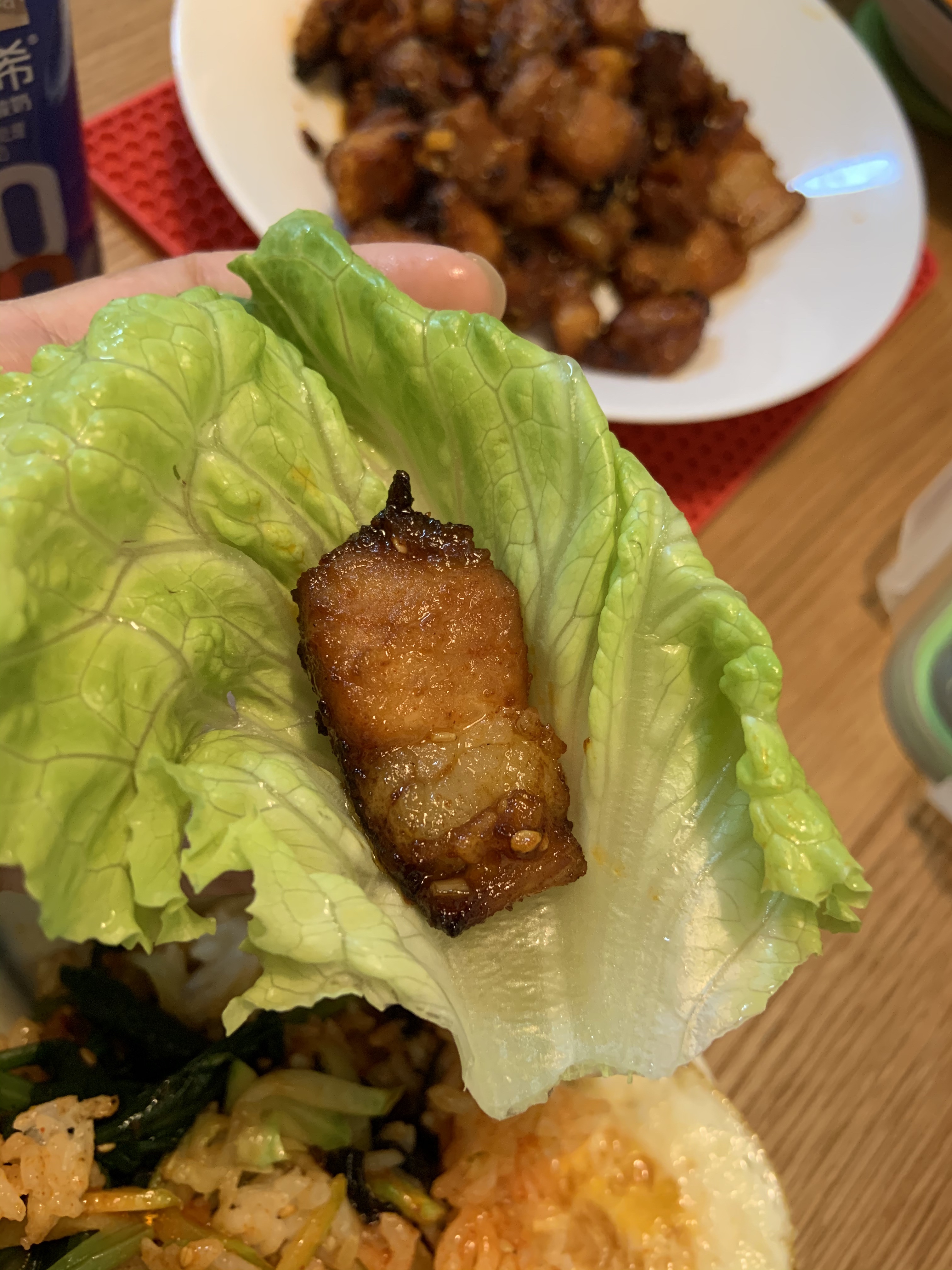 空气炸锅版十分钟韩式五花肉的做法 步骤7
