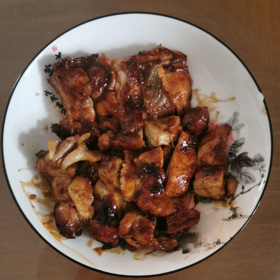 舔盘的照烧鸡腿饭