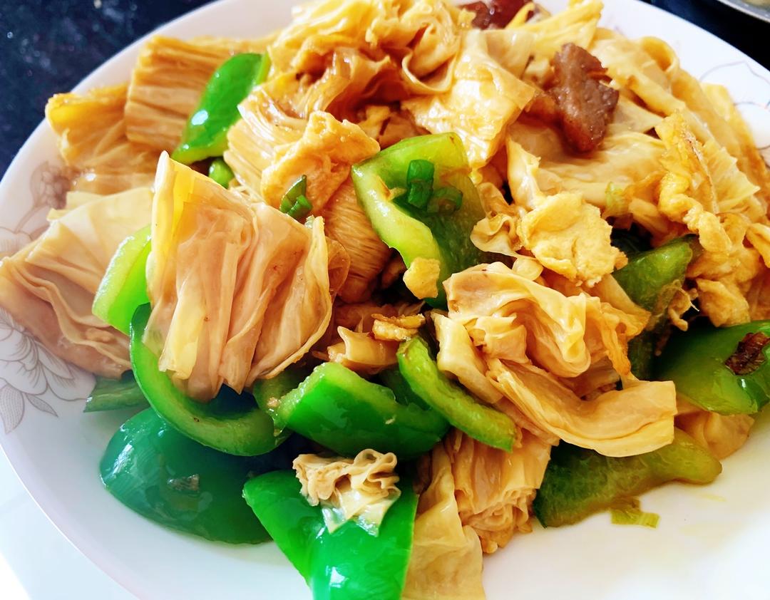 青椒烧腐竹「低脂&素食」