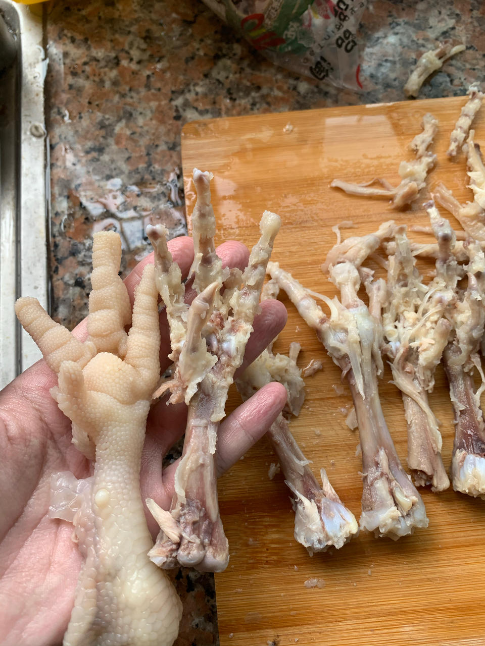 网红无骨鸡爪去骨法