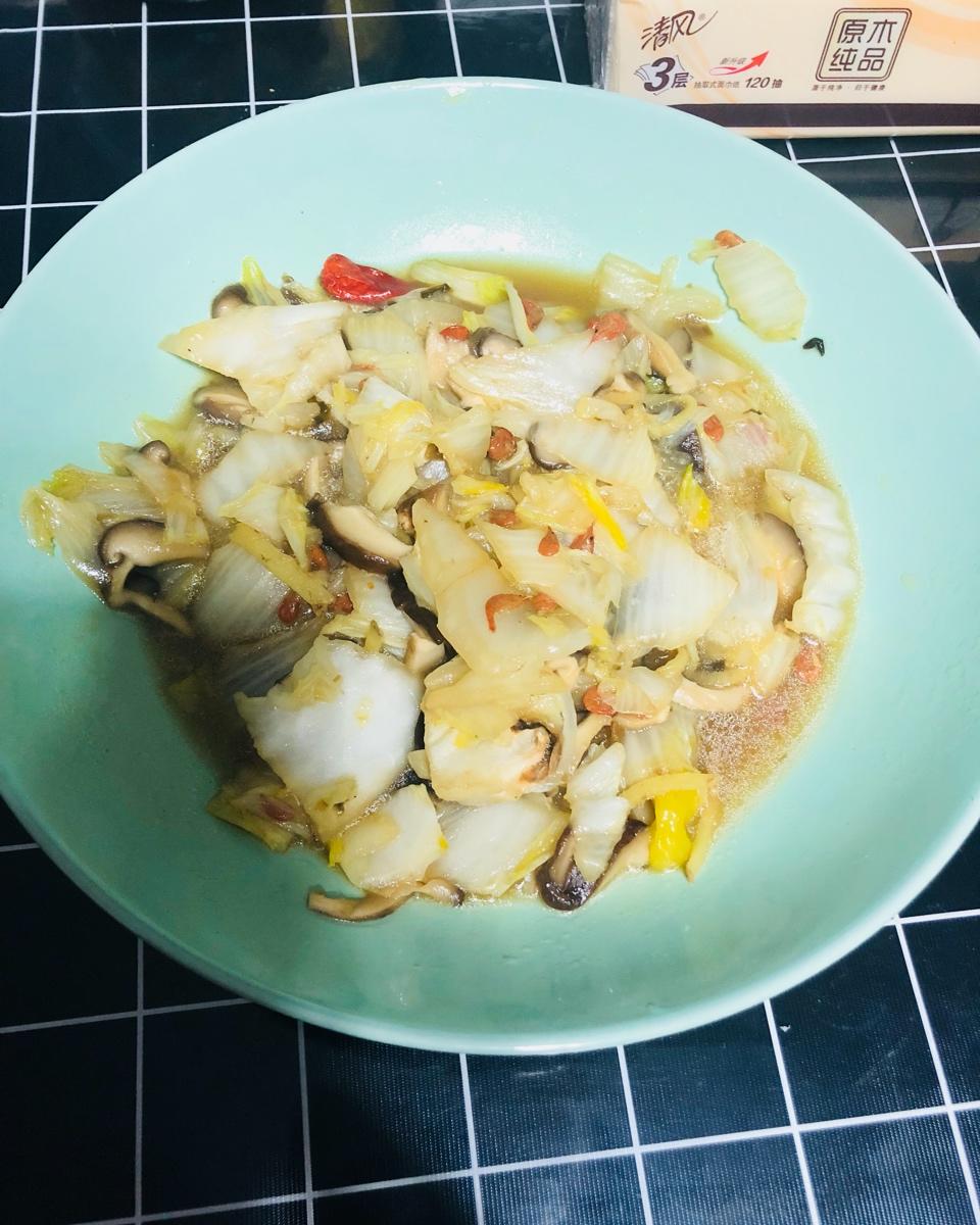 耗油香菇白菜