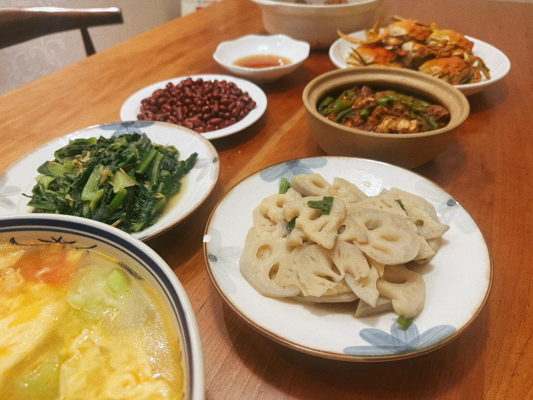 清蒸螃蟹（热菜）