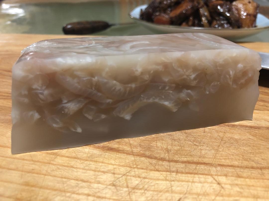 水晶肉皮冻