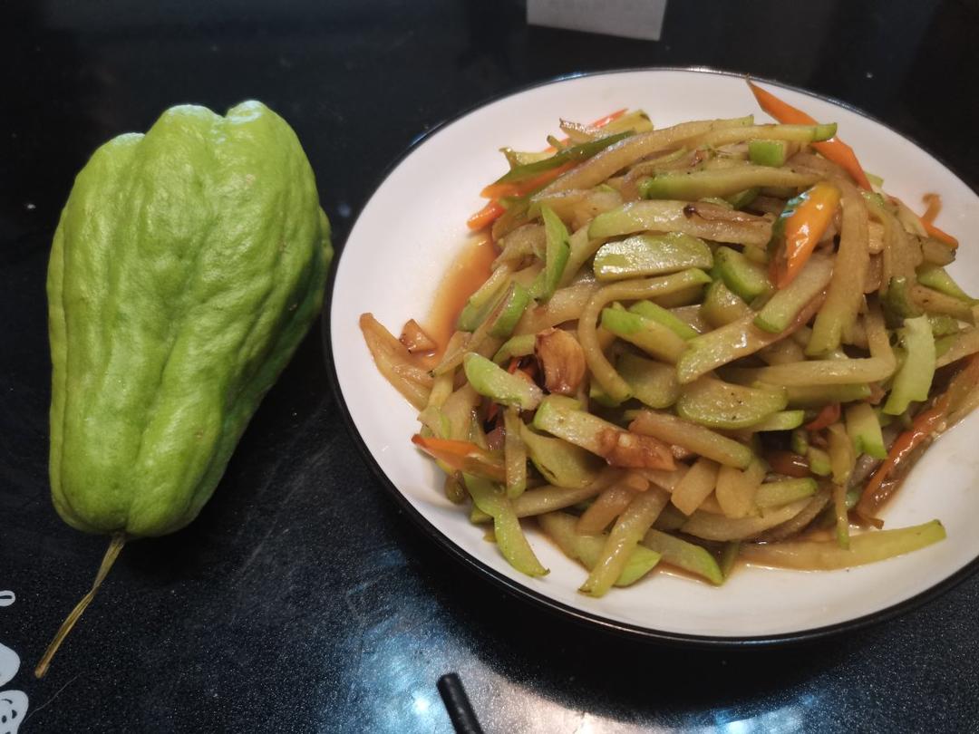 清炒佛手瓜