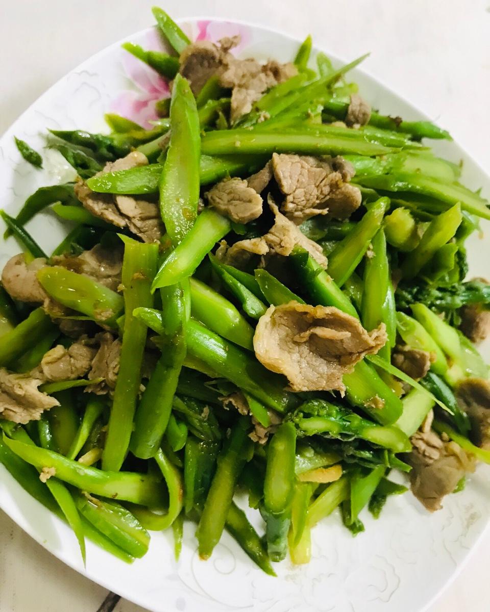 芦笋炒肉