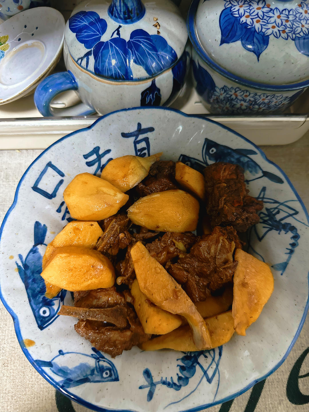 茨菇烧排骨