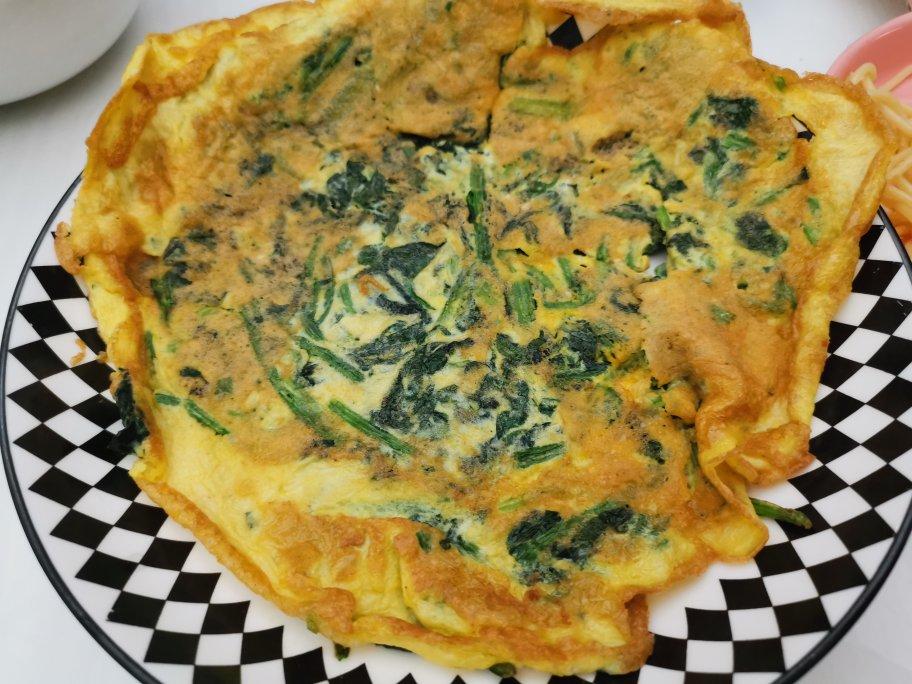低脂菠菜鸡蛋饼