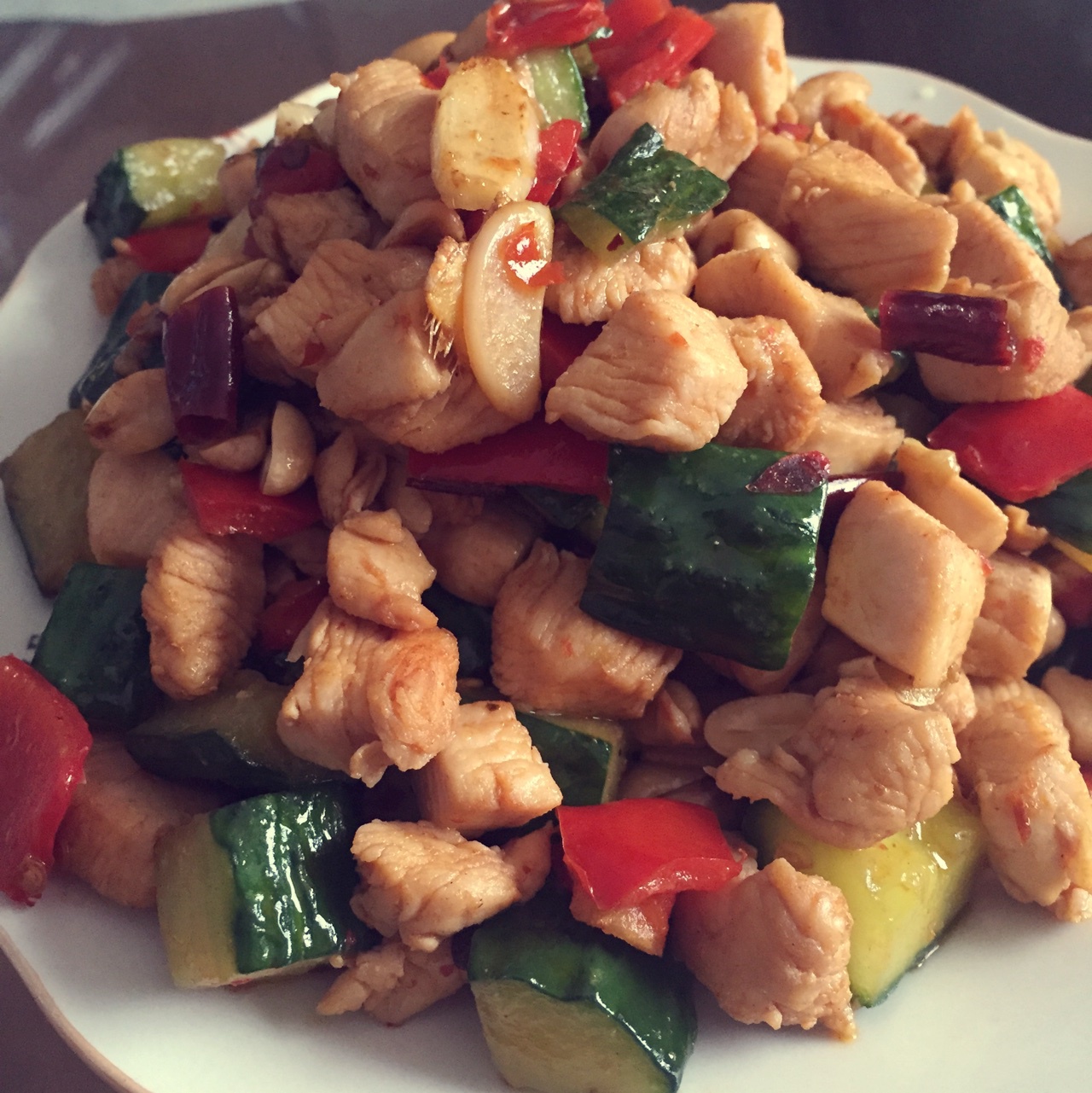 家庭改良版宫爆鸡丁