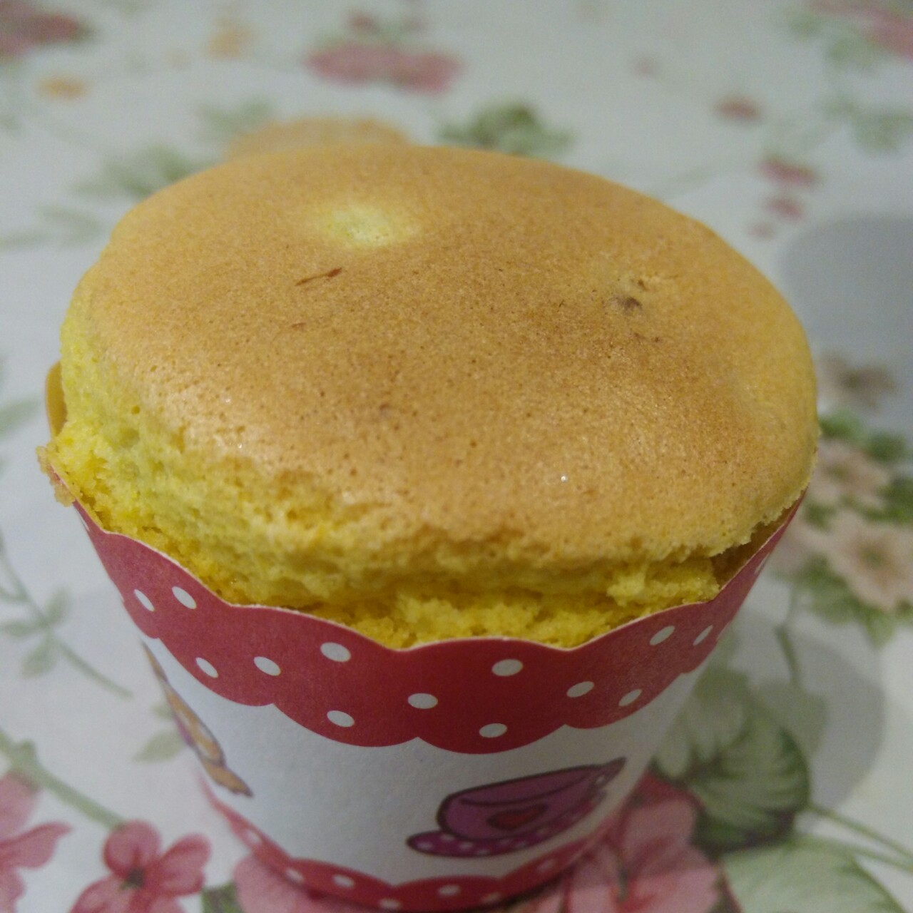 南瓜红枣杯子蛋糕