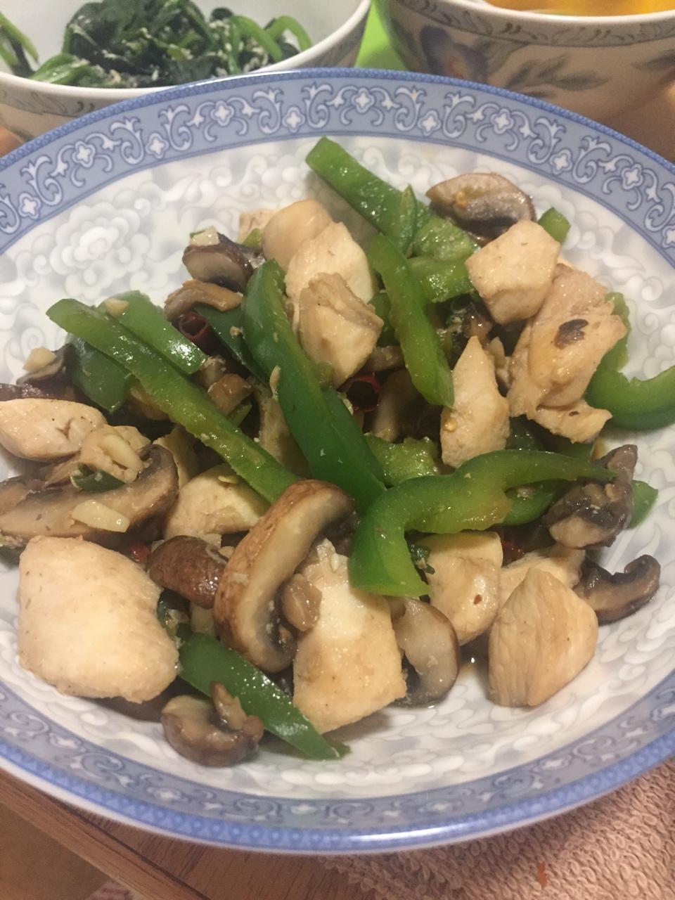 香菇炒鸡
