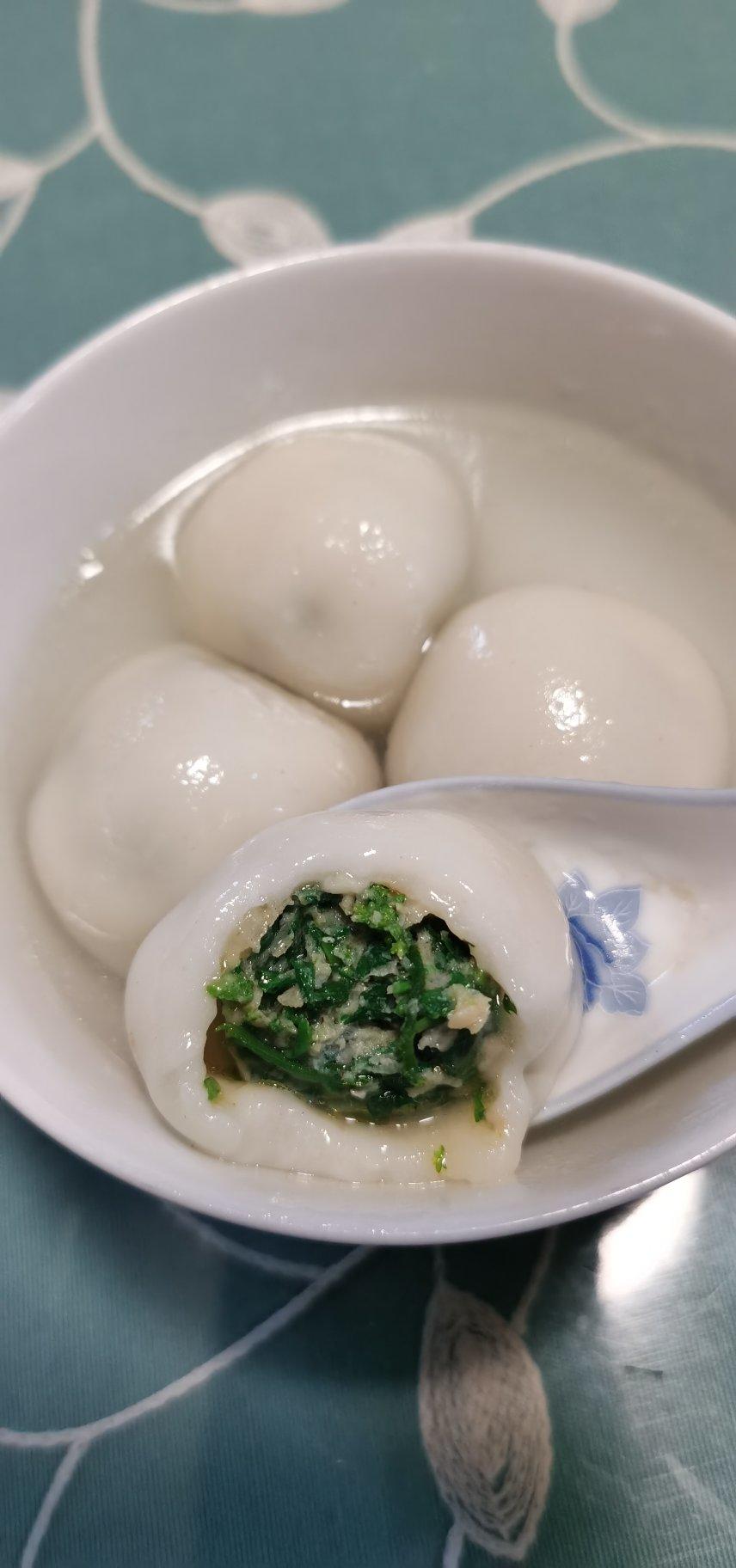 荠菜鲜肉汤圆