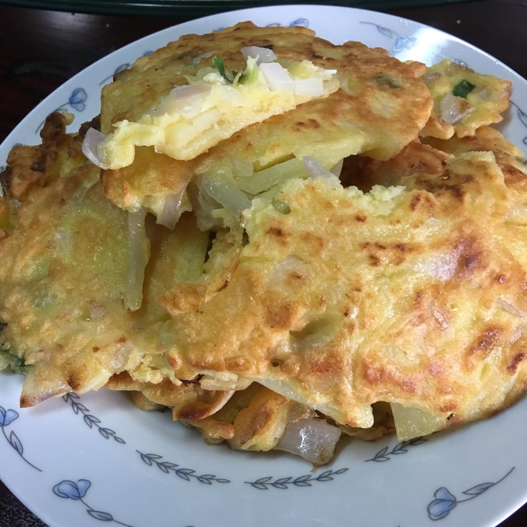 土豆洋葱煎饼