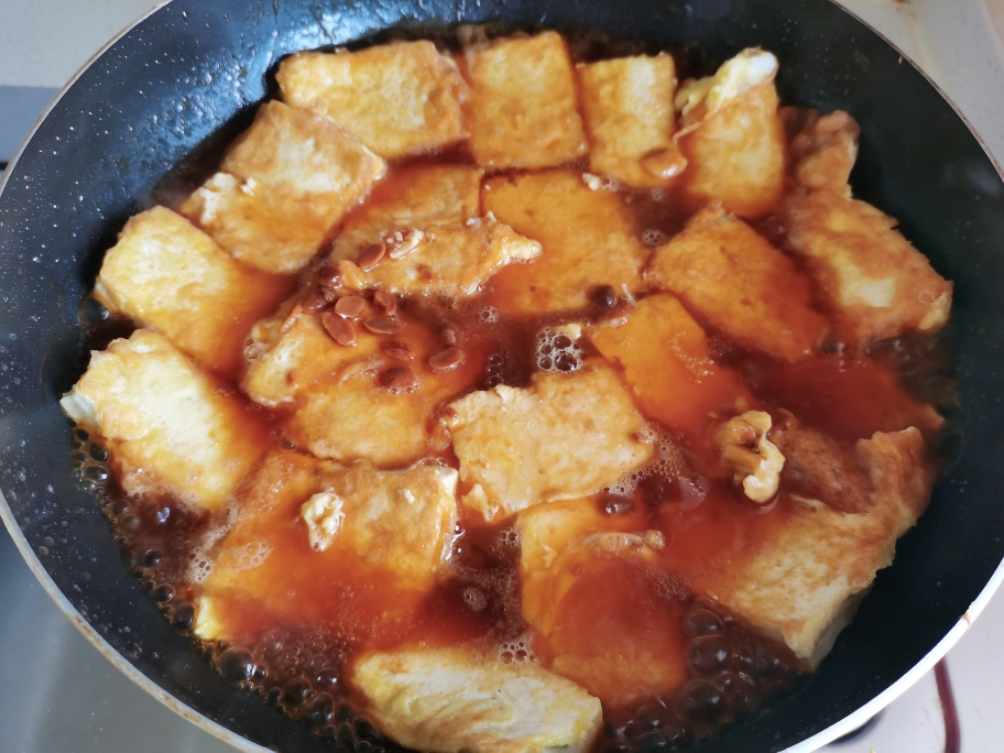 懒人简单易学的酱烧豆腐的做法 步骤10