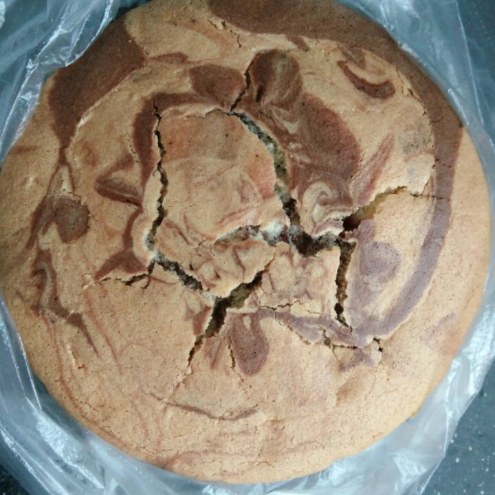 两蛋六寸斑纹戚风