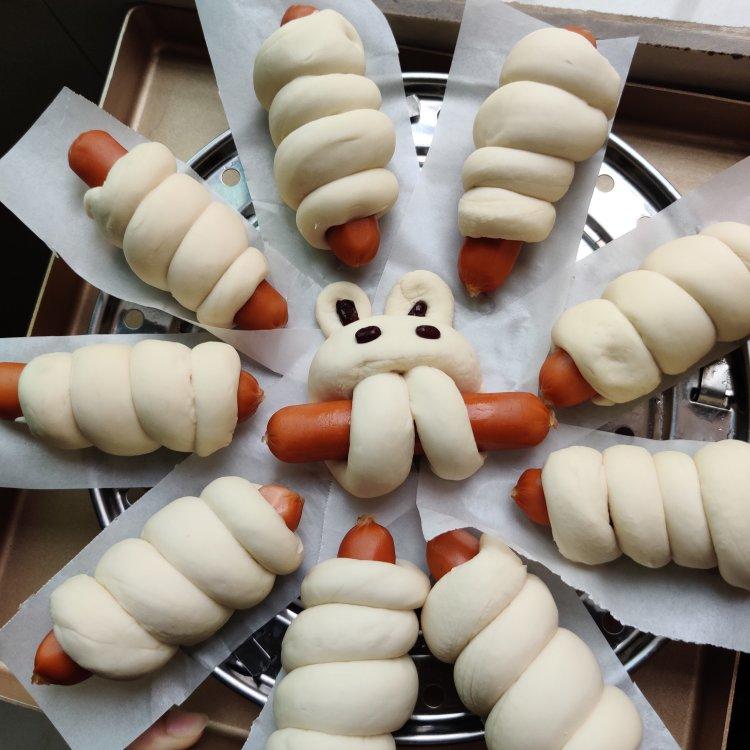 光滑的一次发酵馒头（乔立7500）